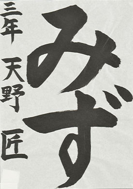 【入選】天野　匠（川越市立中央小学校３年）