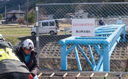 水管橋の送水管を更新・耐震化