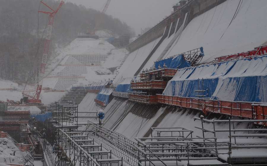 北海道新桂沢ダム（平成29年11月19日）